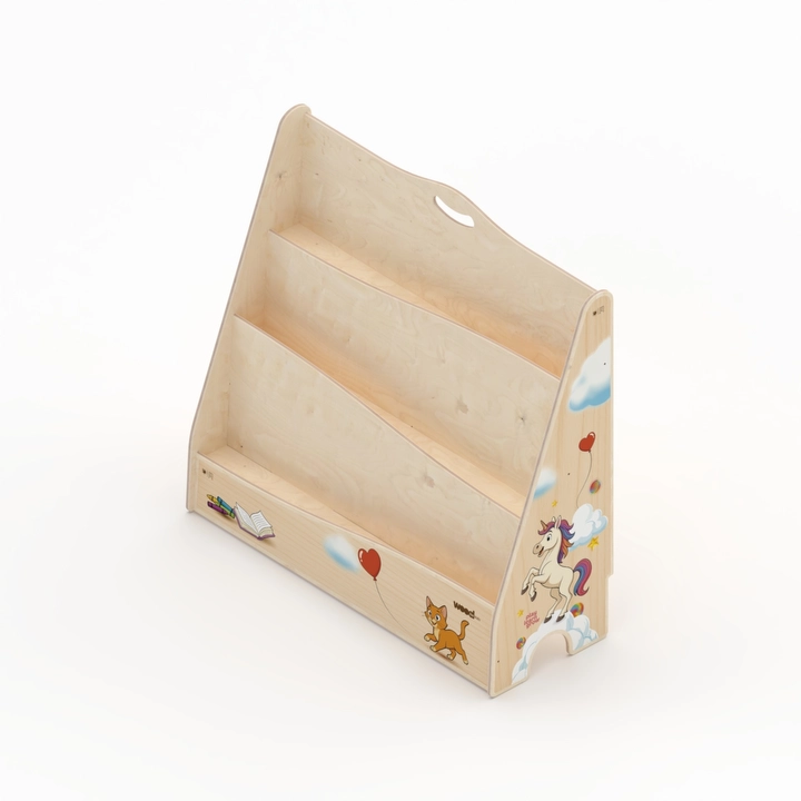 Wfk libreria montessori fiaba, mobili Montessori in legno per l'apprendimento e il gioco, Il Pianeta delle Idee